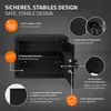 ECD Germany Safe Tresor 27L 38x30x29,5cm Stahl Wandtresor Produktbild-Vorschau 3