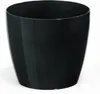 Lamela Blumentopf | Magnolia | Glanz | Schwarz | 25 cm Produktbild-Vorschau 8