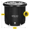 4FIZJO Přenosný sud na otužování 320 L, černý Náhled obrázku produktu 9