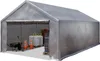 TOOLPORT Tente de stockage 4x8 m abri bâche PVC 350 N Voir les images du produit 1