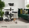 tectake® Kratzbaum Stokeley 141 cm inklusive Spielkordel Produktbild-Vorschau 3