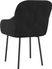 vidaXL Stoličky do jedálne 2 ks Black Velvet Náhľad obrázku produktu 6