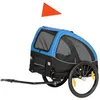PawHut – skladací príves za bicykel pre psov s reflexnými Náhľad obrázku produktu 1