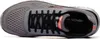 Top-down view of a gray athletic shoe. Voir les images du produit