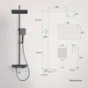 EMKE Duschsystem mit Thermostat, Edelstahl-Duschset mit Produktbild-Vorschau 13