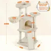 Yaheetech Arbre à chat 106 cm H Arbre à chat avec niche Voir les images du produit 4