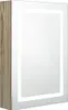A product shot of a bathroom cabinet with a mirror and LED lighting. Podgląd zdjęcia produktu
