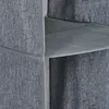 Relaxdays Kleiderschrank Hängeregal, 6 Fächer, Stoff, HBT: Produktbild-Vorschau 9