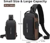 Umhängetasche, Schultertasche, Sling Bag mit USB-Anschluss, Produktbild-Vorschau 8