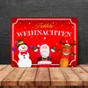 Fröhliche Weihnachten Metallschild XL in 21x28 cm mit Produktbild-Vorschau 4