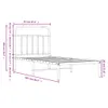 VidaXL 352571, Czarny, 95 cm, 2,07 m, 100 cm, 900 x 2000 Podgląd zdjęcia produktu 6