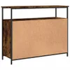 vidaXL Sideboard chêne fumé 100x35x80 cm bois composite Voir les images du produit 9