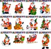 Weihnachtsmann Fenster-Deko Sticker bunt - Einheitsgröße Produktbild-Vorschau 1