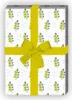 Elegantes Geschenkpapier mit grafisch reduzierten Blättern Produktbild-Vorschau 1