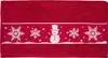 Dyckhoff Gästetuch 'Schneemann' 30 x 50 cm Granat - Rot Produktbild-Vorschau 2