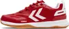 A side view of a red and white athletic shoe. Produktbild-Vorschau