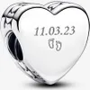 Pandora Moments Gravierbares Herz Charm 792015 Produktbild-Vorschau 1