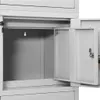 vidaXL Kancelářská skříň světle šedá 90x40x180 cm ocelová Náhled obrázku produktu 5