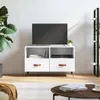 vidaXL TV skříňka bílá 80x36x50 cm Dřevěný materiál Náhled obrázku produktu 2