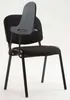 CLP 4er Set Stuhl Ken mit Klapptisch Stoff-Bezug schwarz Produktbild-Vorschau 6