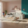 home24 Couchtisch - Eiche Nachbildung / Silber Produktbild-Vorschau 6
