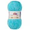 A ball of turquoise yarn on a white background. Produktbild-Vorschau