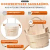 WASSERFELD® Sauna Eimer Set (4 Liter) - Hochwertiger Sauna Produktbild-Vorschau 3
