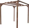 Pergola 8,88 m² – Bois Thermochauffé – Toit Plat Voir les images du produit 1