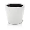 A white, high-gloss planter with a water level indicator. Anteprima dell’immagine prodotto
