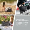 eluno Einkaufstasche WARWE aus Polyester, schwarz 43 x 29,5 Produktbild-Vorschau 3
