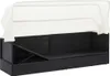 vidaXL Gartensofa mit Sonnendach Schwarz Poly Rattan Produktbild-Vorschau 2