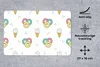 MuchoWow® Mauspad Mousepad Muster - Eiscreme - Donus - Produktbild-Vorschau 3