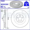 2x DELPHI Bremsscheibe BG9339C für VW Touareg (CR7) für Produktbild-Vorschau 1