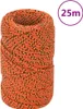 vidaXL Corde de bateau orange 2 mm 25 m polypropylène Voir les images du produit 6