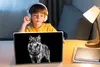 MuchoWow® Laptop Aufkleber Sticker Cover Wolf - Tiere - Produktbild-Vorschau 3