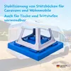 cartrend Caravan Basisplatten für Stützböcke 4 Stück Produktbild-Vorschau 3