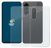 A product image showing a smartphone screen protector and a back protector. Produktbild-Vorschau