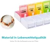 SUKUOS Tablettenbox 7 Tage Morgens Abends, Pillendose Rund Produktbild-Vorschau 3
