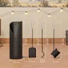 Kaminbesteck Set 4-teilig Kaminzubehör mit Besen, Schaufel, Produktbild-Vorschau 3