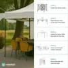 VONROC Pavillon 3x3m wasserdicht stabil - Partyzelt EasyUp Produktbild-Vorschau 6
