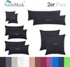 2er Set Kissenbezüge Kissenhüllen 100% Baumwolle 40x145 cm Produktbild-Vorschau 4
