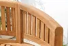 Massive Gartenbank EMPIRE TEAK 150cm natur Teakholz Produktbild-Vorschau 7