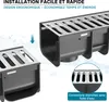 Wiltec Caniveau – 1000 x 140 x 115 mm – Capacité de charge Voir les images du produit 3
