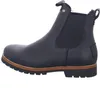 A side view of a black Chelsea boot. Voir les images du produit