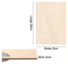 Clanmacy 40 x A4 Holz-Platte | 300 x 210 x 3 mm | Dünne Produktbild-Vorschau 2