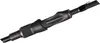 A close-up view of a fishing rod handle against a white background. Produktbild-Vorschau