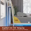 AODEMOKO Polsterbett 140 x 200cm, Bettgestell mit USB Produktbild-Vorschau 3