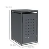 DEGAMO Mülltonnenbox TRIER 66x80x116cm für Tonnen 240 Produktbild-Vorschau 10