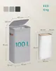 SONGMICS Koš na prádlo, 100 l, snadná montáž, s víkem a Náhled obrázku produktu 7