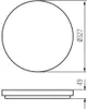 Kanlux S.A. 26445, LED, 2280 lm, IP54, blanc Voir les images du produit 2